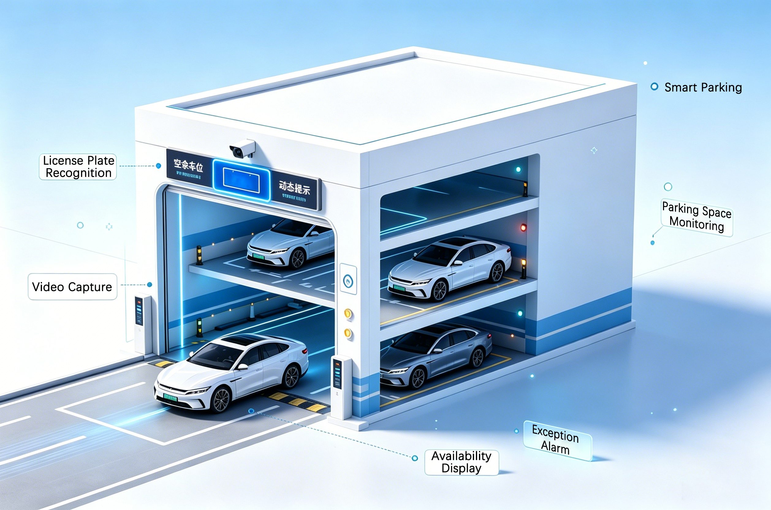 Video Space Detection Solution for Multi-Level Car Parks